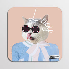 이미지를 갤러리 뷰어에 로드 , 리본걸 - Square Coaster